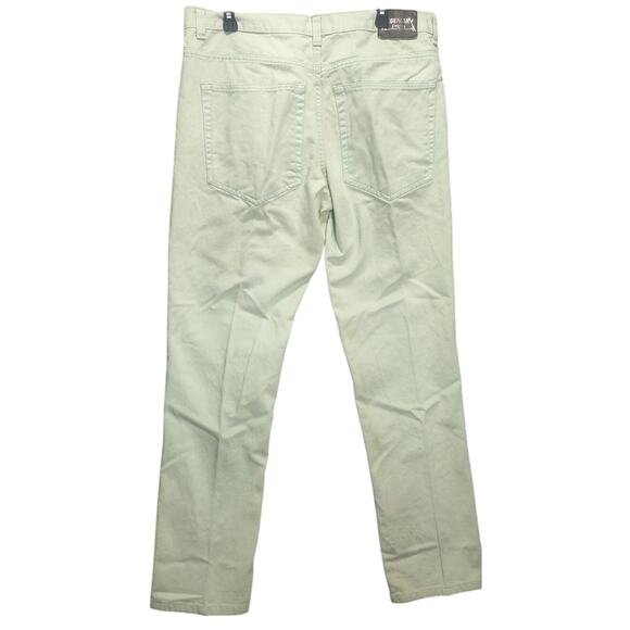 Legendary Status Mens Light Green Mint Denim Straight Slim Skinny Jeans - Picture 2 of 6